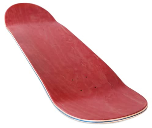 Bold Blank Skateboard Deck, Mid Concave, leichtes Skate Deck aus 7 Lagen kanadischem Ahorn, kaltgepresst, Größe 8.25