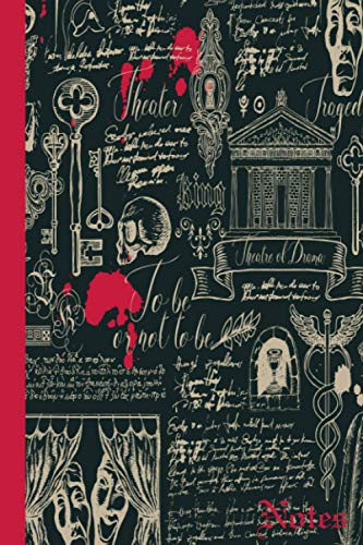 Notes: Theatre Lover Gift Idea|Unique Theatre Notebook Journal |6x9|100 College Ruled Pages|Soft Cover|A Cool Musical Broadway Gift for Theatre Lovers, Actors, Drama Students, Directors