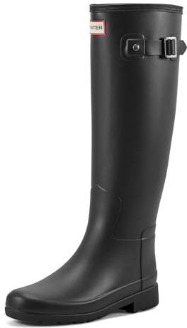 Hunter Original Refined Botas Mujeres Negro - 42 - Botas De Agua Shoes