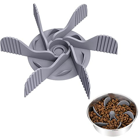 Luckxing Gamelle Anti Glouton Chien Chat, Gamelle d'alimentation Lente avec Base Antidérapante, Gamelle Anti Glouton Chien en, Transformer Un Bol Chien Ou Un Plat Chien en Bol Chien