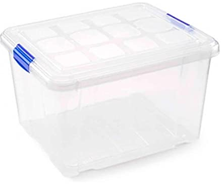 Acan Tradineur – Caja de Almacenamiento N.º 2 – Capacidad de 25 litros – Fabricado en España - Contenedor para almacenar Juguetes, Libros, Ropa, Mantas