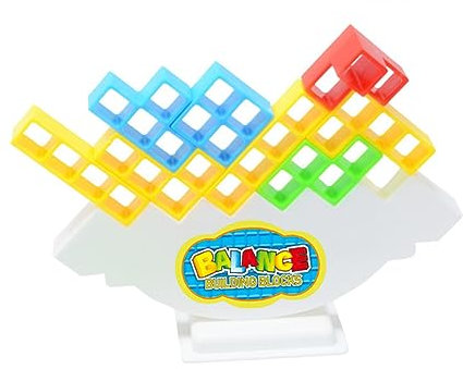 Tetra Tower Balance-Spiel,Balance Spielzeug Tower Game,Te-tris Spiel,Kreative Stapelspiele for Kinder und Erwachsene,DIY-Balance-Montagespielzeug for Kinder ab 3 Jahren