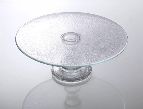 Edwanex Stor glasdisplay tårtfat tårtbricka tårtställ tallrik bröllopsfest Ø 33,5 cm myrt