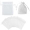 WeddHuis 10 piezas Bolsitas para Regalos, Bolsas de Organza, Regalo Pequeñas, Envoltura de Joyas, con Cordón, para Boda, Favores, Joyas y Dulces, organza, de tela, saquitos de tela