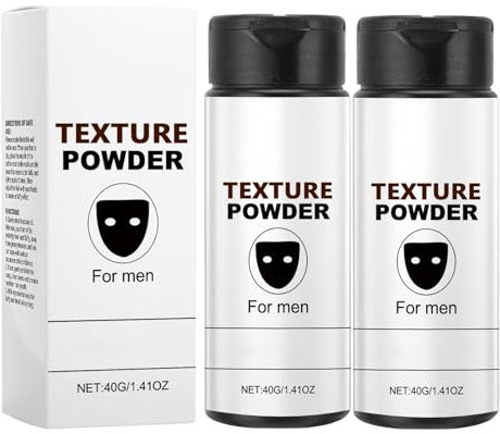 Volume Powder For Men, Hair Texture Powder, Natural Look Mens Powder, Volumizing and Mattifying Hold, Instantly Adds Texture And Volume Natural Ingredients Strong Hold 40g (#, 2)