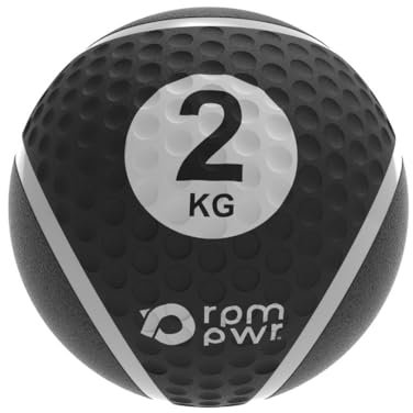 RPM Power Elite Medizinbälle – handelsübliche Medizinbälle für Plyometrie und Krafttraining (2 kg)