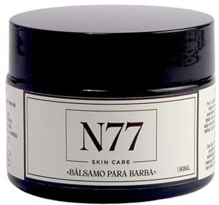 N77 - Balsamo da barba, per uomo, modellante e nutriente, balsamo naturale per la cura della barba, protegge dai funghi e dai danni alla pelle, ingredienti naturali