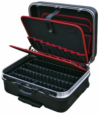 B&W Werkzeugkoffer - integrierten Inline-Rollen + Teleskopbügel (Maße Innen: 485x350x195mm)