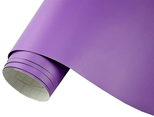 Neoxxim 7€/m² Auto Folie matt - lila matt 100 x 150 cm Klebefolie Lackfolie Autofolie
