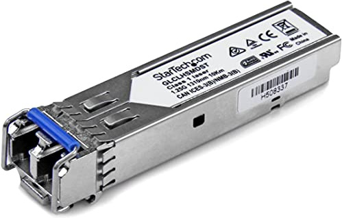 StarTech Módulo SFP Compatible Cisco GLC-LH-SMD (GLCLHSMDST) | Fibra Monomodo, Ethernet Gigabit 1GbE, Longitud de onda 1310nm, Alcance hasta 10km
