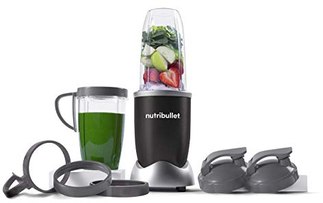 NutriBullet NB9-1301K Pro Lot de 13 pièces en plastique et acier inoxydable Noir onyx