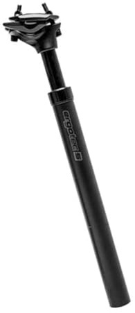 ergotec Federsattelstütze SP-10.0 Alu, sw, Ø31,6x350mm, 15mm - 59384001 (1 Stück)