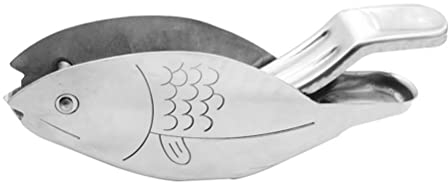 Manual Lemon Squeezer, Fruit Juicer Hand Press Lemon Juice Extractor for Lime Orange Citrus Stainless Steel Hand Juicer Fish-shaped Squeezer for Home Kitchen Juicing