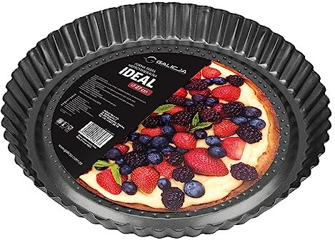 Galicja Molde para tartas IDEAL – Molde para tartas – Molde para tartas – Molde desmontable para hornear fácilmente – Molde para tartas – Molde para tartas – Molde de primavera – 27 cm