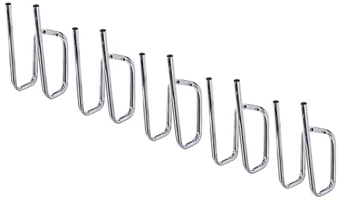 Alberts 856151 Stiefelhalter | abgewinkelt, für ein Paar Stiefel | galvanisch blau verzinkt | Stahlrohr Ø12 mm | Halterhöhe 200 mm | 5er Set
