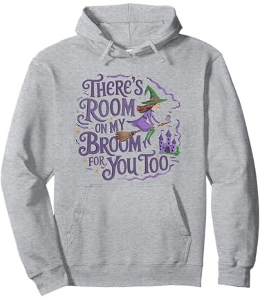 There's Room on My Broom Funny Teacher Halloween Costume Pullover Hoodie