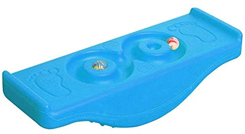 Nurnesy Kids Rocking Seesaw Balance Board,Sensory training equipment Balance teeter totter Balance board Children's balance Rock teeter totter (blue)