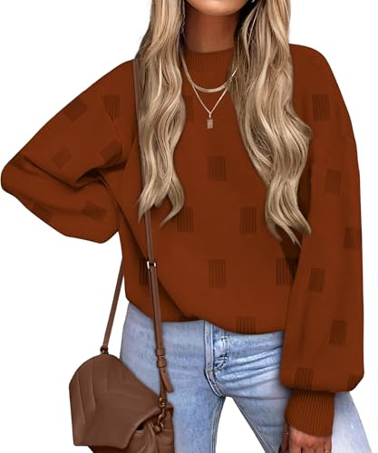 XIEERDUO Cashmere Sweaters for Women Trendy Fall Outfits for Women 2026 Business Casual Turtleneck Sweater Caramel S