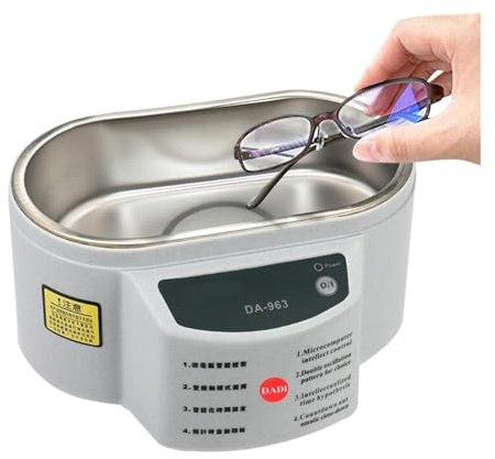 30W/50W Ultrasonic Cleaner, Digital Sonic Bath for Jewelry, Glasses, Watches & Circuit Boards - High-Efficiency Cleaning Machine, Professional Ultrasonic Cleaning Device (Model 200137) (200137)