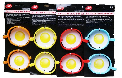 SILICONE EGG RING MOULDS PACK OF 2