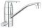 GROHE Eurosmart Cosmopolitan, Küchenarmatur mit Geräteabsperrventil (Wasserhahn mit flachem Auslauf für die Küche, Absperrventil für Geschirrspülmaschinen, 140° schwenkbar), chrom, 31161000