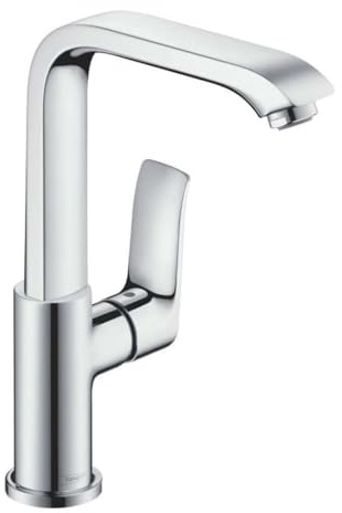 hansgrohe Wasserhahn Metris(Armatur mit Auslauf Höhe 230mm ohne Ablaufgarnitur) Chrom