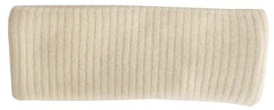 FosterNatur, Merino Stirnband Rippe mit Baumwollfutter, 100% Wolle