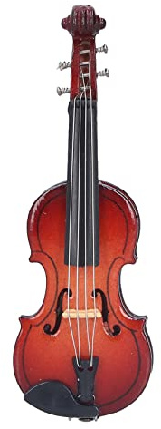 BORDSTRACT Spilla a Forma di Violino, Spilla Miniatura di un Strumento Musicale in Plastica da Indossare per Decorare Cappelli, Cravatte e Vestiti