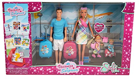 Simba - Steffi Love Urlaub in Überraschung, 105733617AMZ, 3 Jahre, mit Überraschungsziel und viel Zubehör