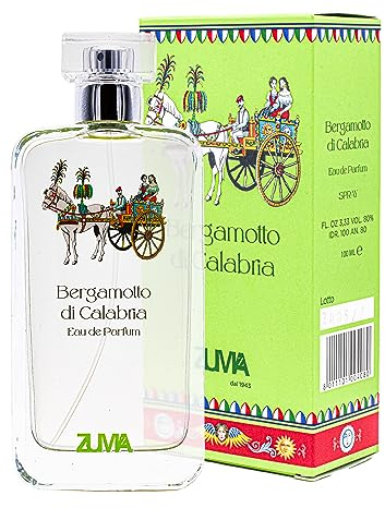 Profumi Zuma - Profumo Uomo al Bergamotto di Calabria - Eau de Parfum Uomo Fragranza Agrumata Spray - Made in Italy (Bergamotto di Calabria 100 ml)