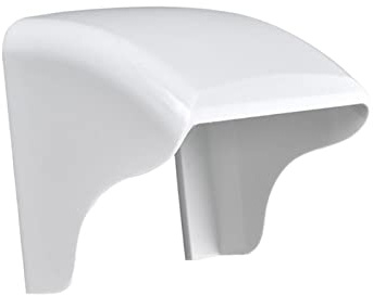 perfk Boîtier étanche pour Interrupteur Extérieur Couvercle de Prise électrique Facile à Utiliser pour D'atelier de Protection D'interrupteur, Blanc