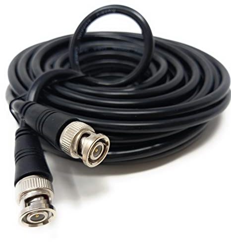 Drut Cavo da 10 m da BNC a BNC, coassiale RG59/RG59U 75ohm per videocamera CCTV, Spine Maschio-Maschio 33 Piedi
