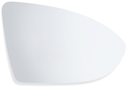 SENZEAL Spiegelglas Ersatz für VW Golf 7 Rechts Beheizbar Beifahrerseite Außenspiegel Glas mit Trägerplatte 5G0857522