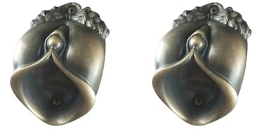Lot de 2 décapsuleurs muraux en fer pour bouteille de bière ou de vin en cuivre