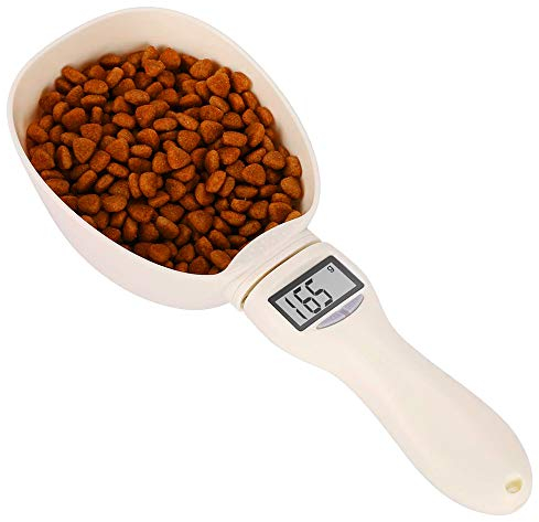 Cuillère Numérique pour Cuisson, Cuillère de Mesure Électronique avec Écran LCD, Cuillère à Mesurer pour Aliments de Chiens Chats, Cuillere Doseuse Électronique g, ml, Tasse, Once