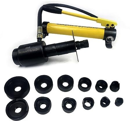 TAPMING Perforadora de chapa hidráulica andhydraulik perforadora 10T 22 – 60 mm Metal Kit de abridor de agujeros hidráulico Punch