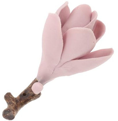 KONTONTY Ceramic Flower Shape Brush Pen Holder Stabiler Kalligraphie Pinselhalter Aus Keramik Für Schreibtischdekoration Und Aufbewahrung Von Schreibpinsel Magnolienblüten-design