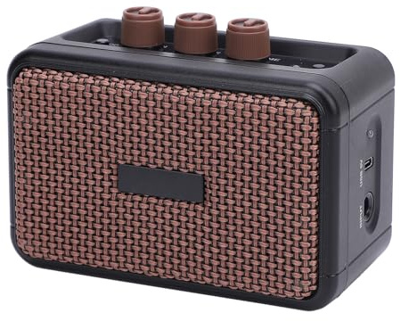 E-Gitarrenverstärker, 6,35-mm-Schnittstelle, Integrierte Doppellautsprecher, Tragbarer Bluetooth-Gitarren-Combo-Verstärker