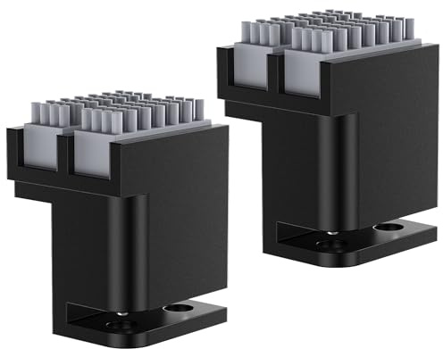 BIQU Panda Brush XP - Set di 2 spazzole in silicone per legno | Adatto a Bambu-Lab P1P/P1S/X1/X1C/X1E, heatbed montate in silicone, kit di pulizia per stampante 3D