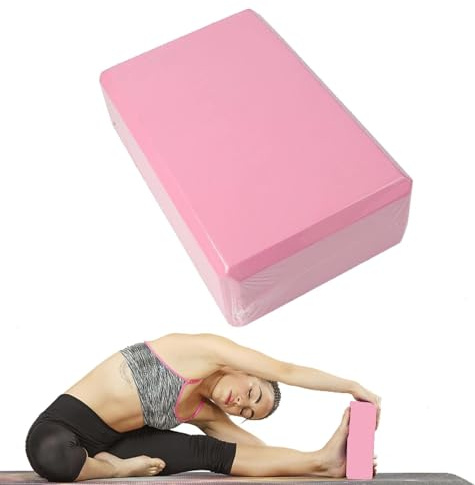 Yoga Blöcke 2er Set, Fitness Yoga Schaumstoff Kissen Blöcke, Schaumstoff Block Matte Für Pilates, Stabil Rutschfest Eva Schaumstoff, Bietet Unterstützung Und Stabilität Für jogas Fitness Meditation