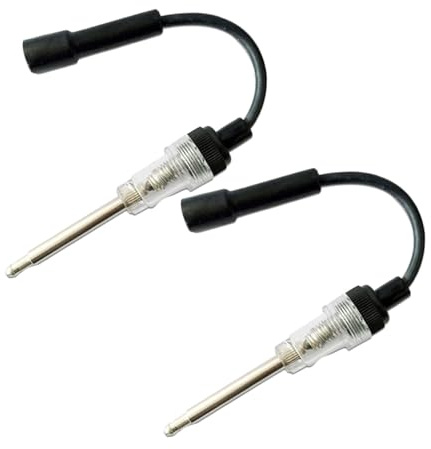 Alipis 2 piezas Tester de Chispa para Bujía de Motor Unidades Diagnóstico de Bobina de Encendido y Sistema Detector Práctico para Coches y Motos Herramienta Duradera y Fácil Uso