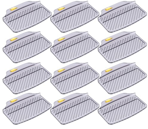 TOVINANNA Lot de 6 Lève-Abattants de Toilettes en Plastique Noir Poignées Antidérapantes pour Soulever le Couvercle sans Contact Outil Hygiénique Polyvalent pour Salle de Bain et
