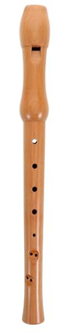 IMIKEYA Soprano Recorder 8 Hole Wooden Flute for Kids Woodwind Music Sound Toy Beginner Recorder Instrument for Early Education Practice and Learning Rhythm 12.60 in