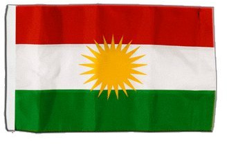 Flaggenfritze® Flagge Kurdistan - 30 x 45 cm