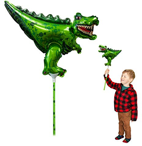 Ballooniacs - T-Rex luftgefüllt Tierballon von Deluxebase. Eine farbenfrohe und wiederverwendbare aufblasbare Geburtstagsfeier Dekoration für Kinder