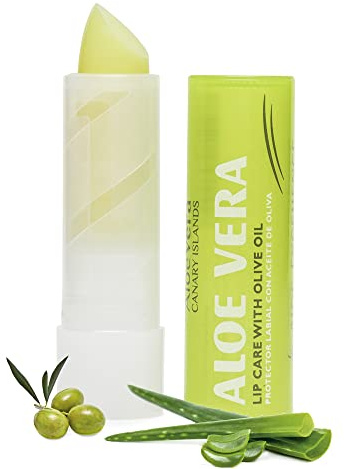 ALOE EXCELLENCE – Aloe Vera Lippenbalsam mit Olivenöl | Feuchthaltender und Nährender Lippenbalsam | Intensiv und Langanhaltend | Lippenstift
