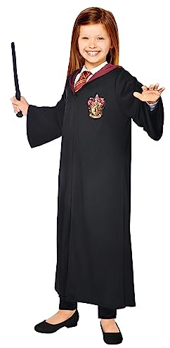 Amscan – Barndräkt Hermine, Hogwarts, Harry Potter, Gryffindor, magiker, trollkarl, karneval