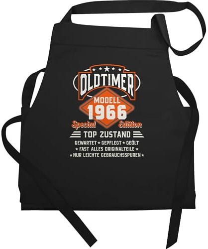 Shirtracer - Schürze Geschenk - 60. Geburtstag - Oldtimer Modell 1966