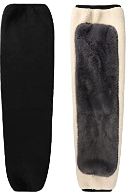 Beinwärmer aus Wolle für Damen und Herren, dickes Kaschmirfutter, Kniebandagen für Arthritis, Winter, warme Beinstulpen, Kniestütze, Leggings, Beinstulpen, thermisch, winddicht, lange Kniewärmer für