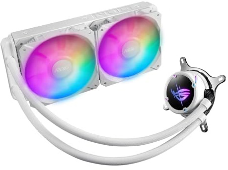 Asus Rog Strix Lc Ii 240 Argb White Edition AlL-IN-One Liquid Cpu Cooler With Aura - CpU-K?hler (90rc00e2-M0uay4)